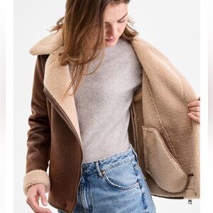 Steve Madden Women's Asymmetric Faux-Shearling Coat